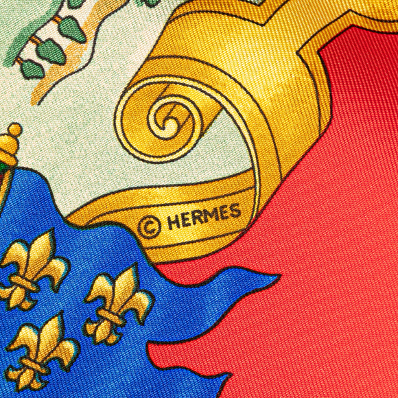 Pre-Loved Hermes Voiles De Lumiere Silk Scarf - Picture 4 of 5